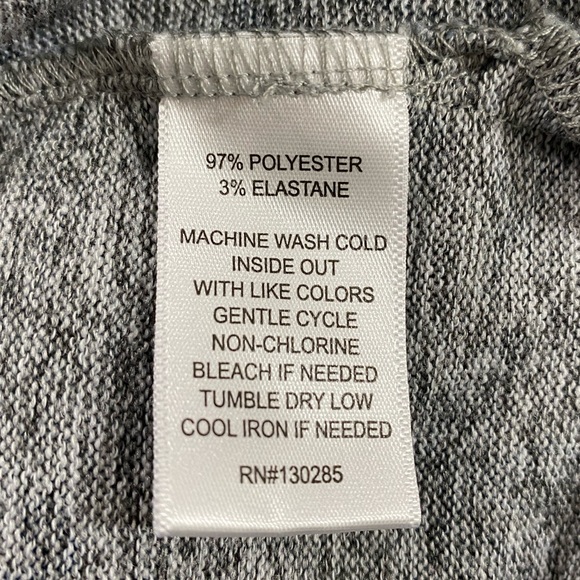 Per Se || Woman’s Blue Roses on a soft heather gray background sweatshirt Sz L - Picture 5 of 6